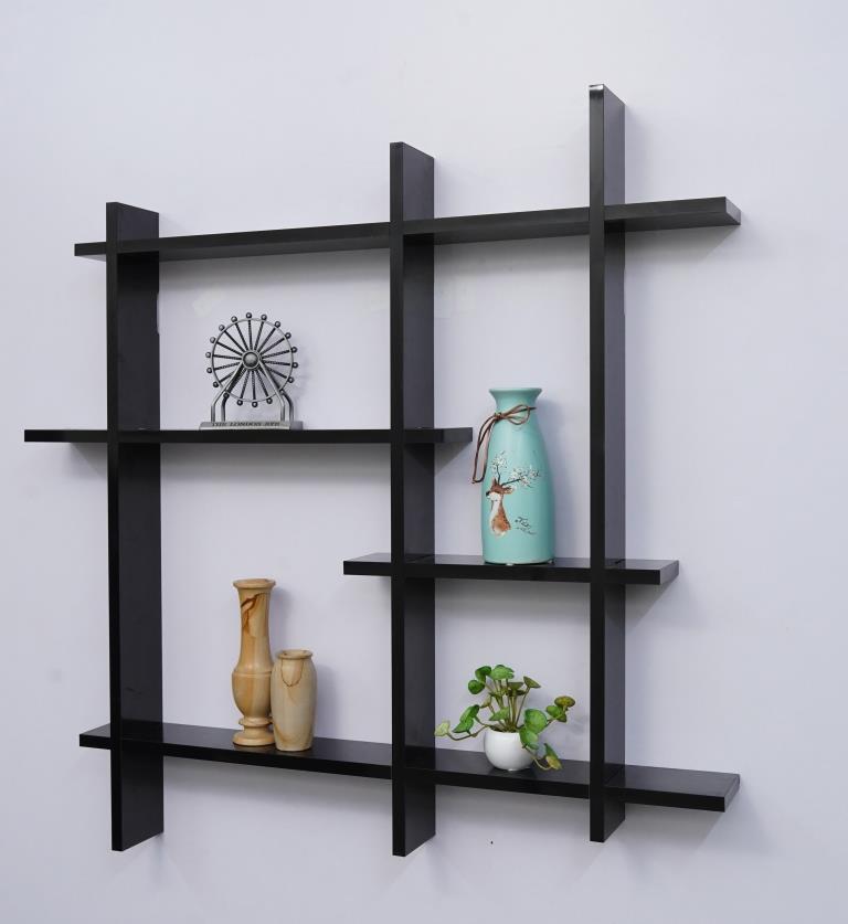 Wall Shelf Shelves for Living Room Wooden Wall Hanging Floating Design