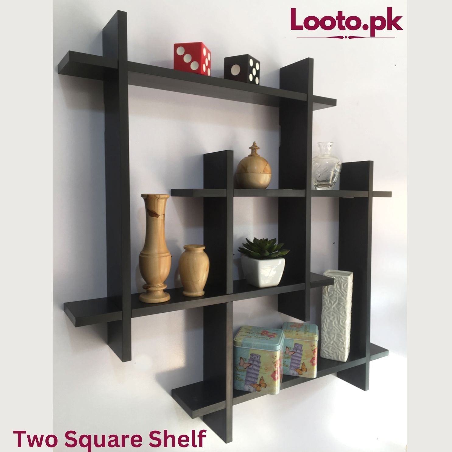 Dual Intersecting Wall Mounted Rack Shelves – Looto.pk