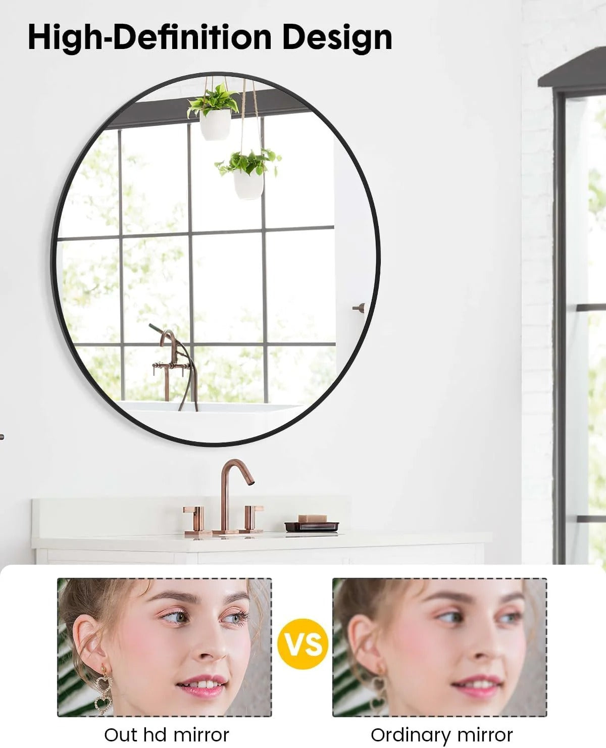 Sunshine Circular Mirror Panel