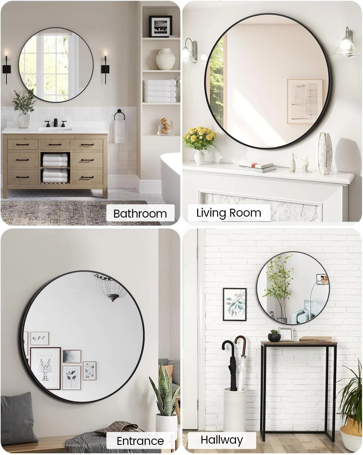 Sunshine Circular Mirror Panel