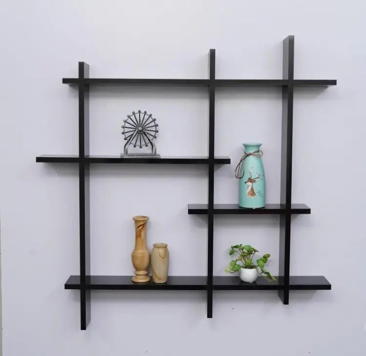 Wall Shelf Shelves for Living Room Wooden Wall Hanging Floating Design